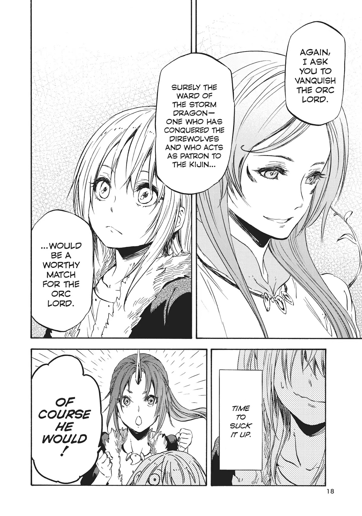 Tensei Shitara Slime Datta Ken Chapter 18 page 18 - Chapter 18: Loosening Gears