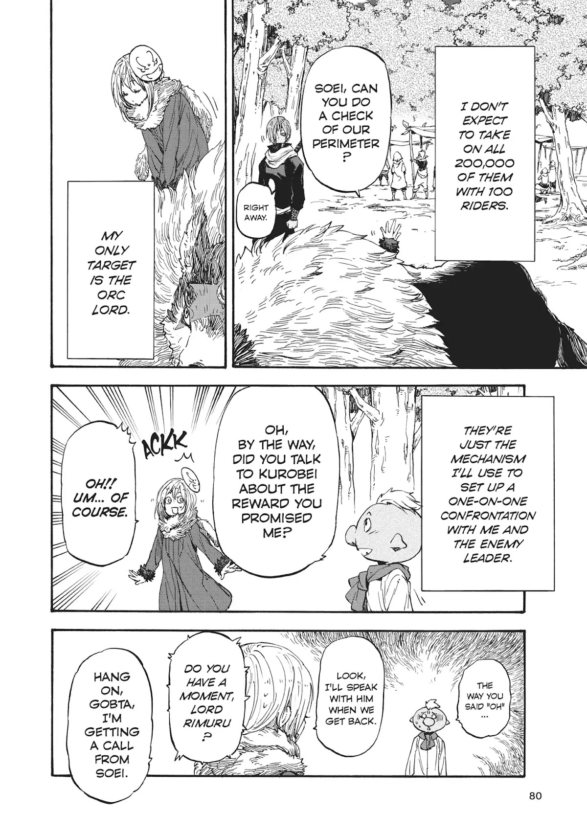 Tensei Shitara Slime Datta Ken Chapter 20 page 15 - Chapter 20: The March to War