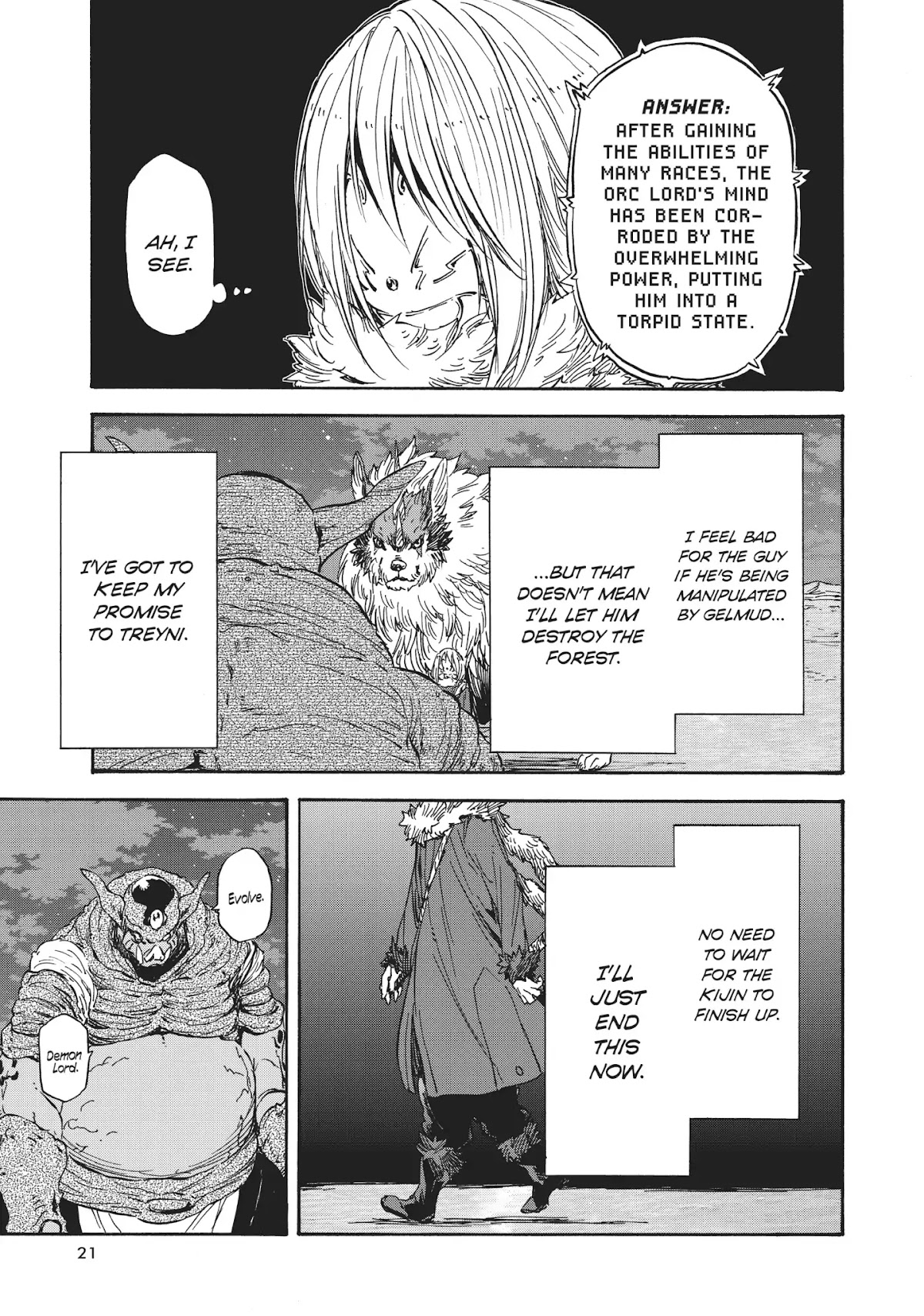 Tensei Shitara Slime Datta Ken Chapter 23 page 21 - Chapter 23: Orc Disaster