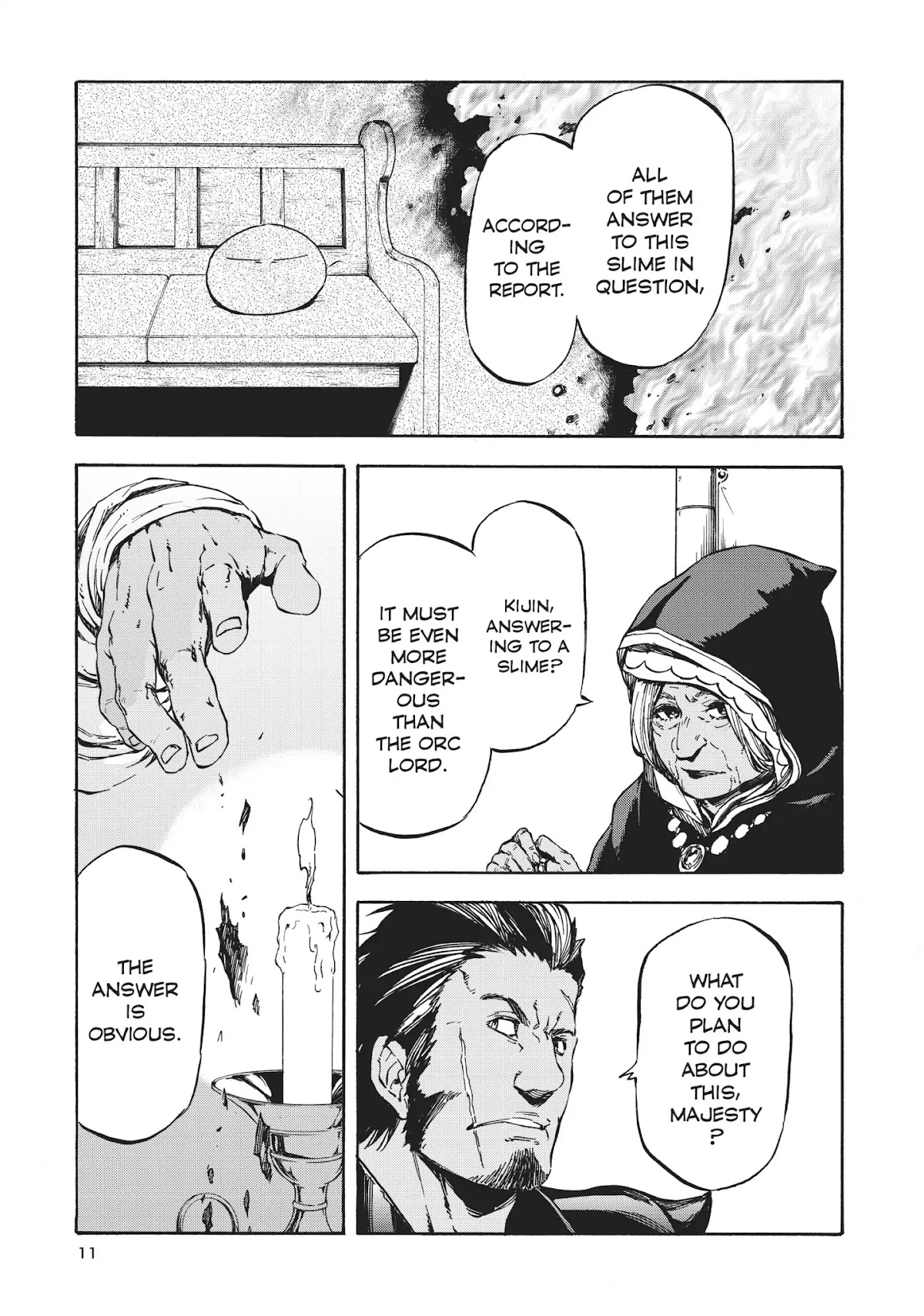 Tensei Shitara Slime Datta Ken Chapter 28 page 11 - Chapter 28: Attention on the Town of Monsters