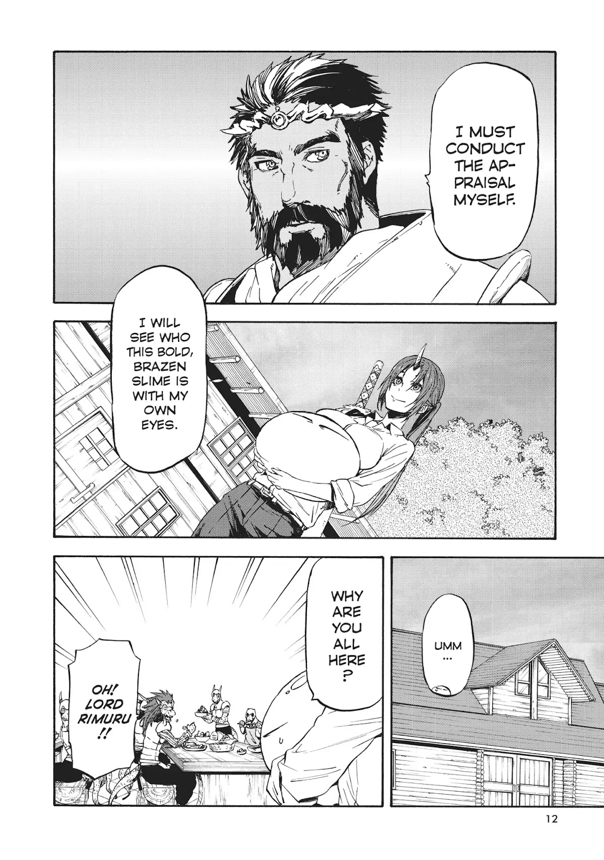 Tensei Shitara Slime Datta Ken Chapter 28 page 12 - Chapter 28: Attention on the Town of Monsters