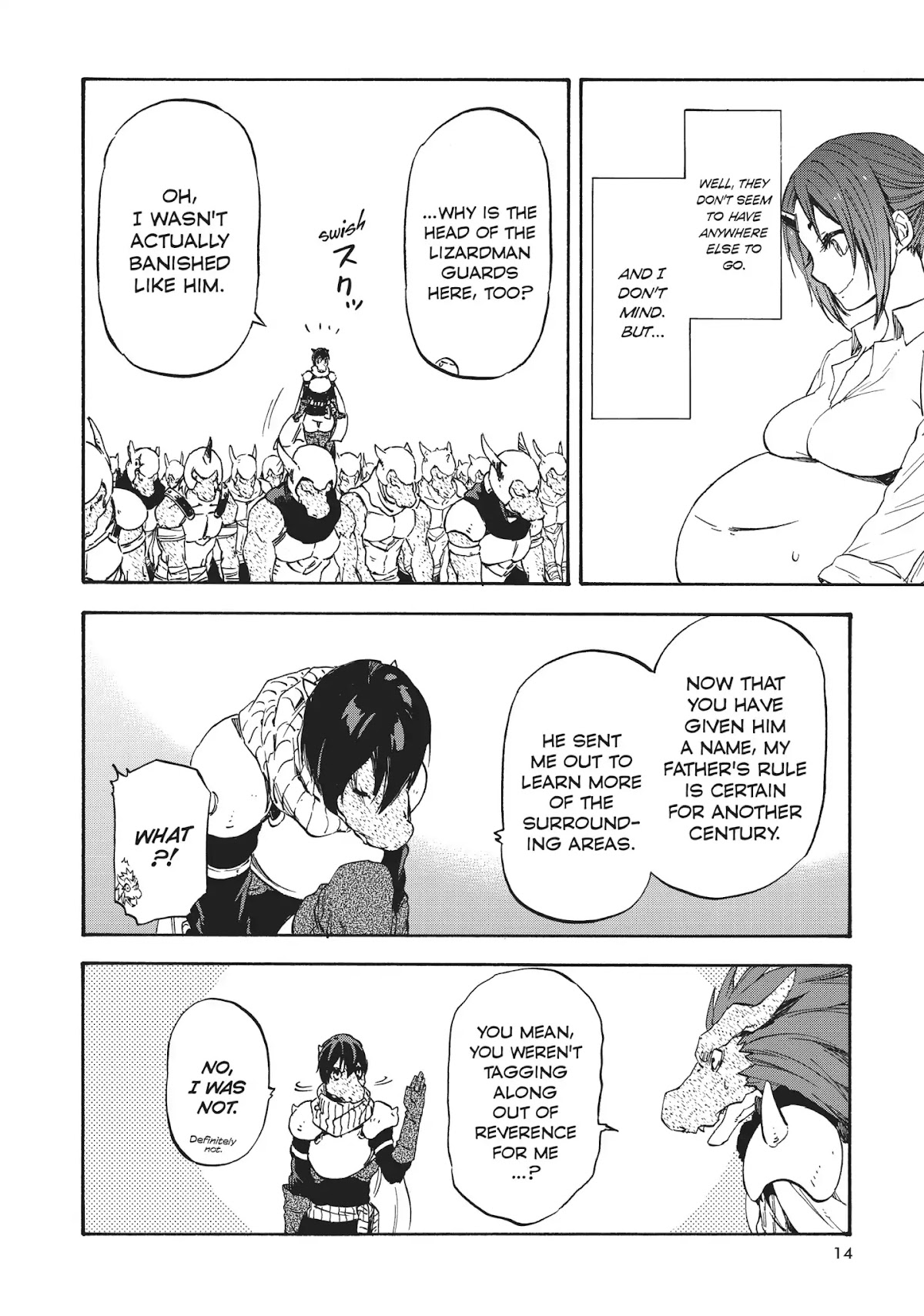 Tensei Shitara Slime Datta Ken Chapter 28 page 14 - Chapter 28: Attention on the Town of Monsters