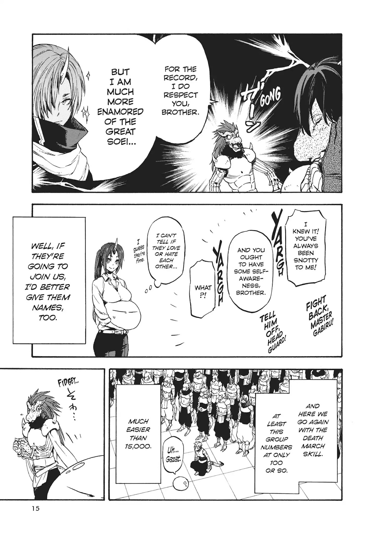 Tensei Shitara Slime Datta Ken Chapter 28 page 15 - Chapter 28: Attention on the Town of Monsters