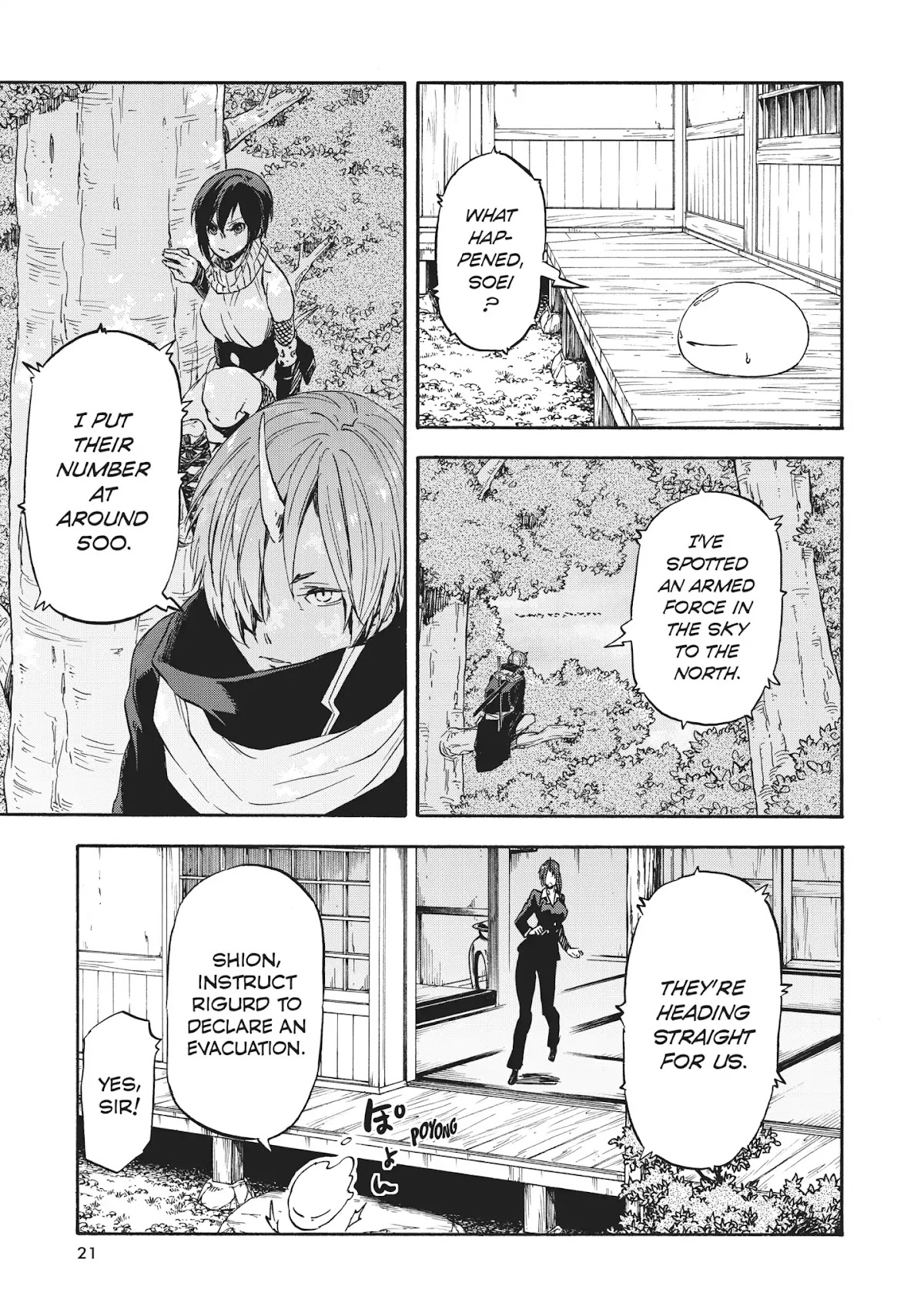 Tensei Shitara Slime Datta Ken Chapter 28 page 21 - Chapter 28: Attention on the Town of Monsters