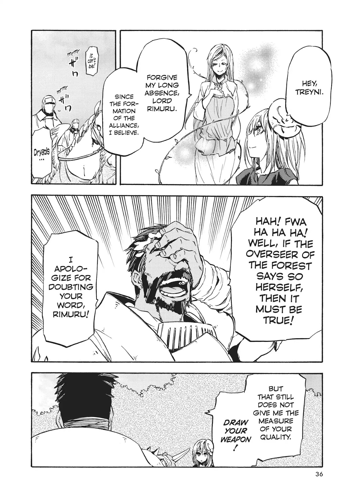 Tensei Shitara Slime Datta Ken Chapter 28 page 36 - Chapter 28: Attention on the Town of Monsters