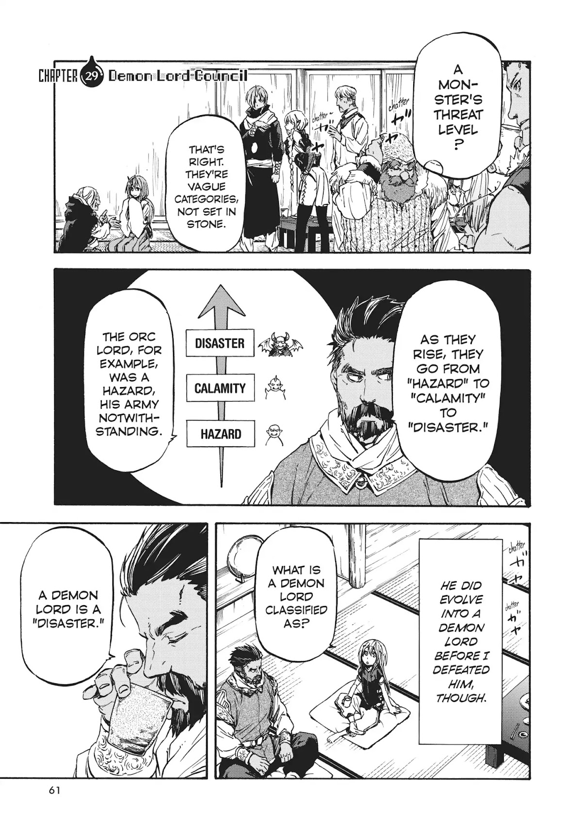 Tensei Shitara Slime Datta Ken Chapter 29 page 1 - Chapter 29: Demon Lord Council