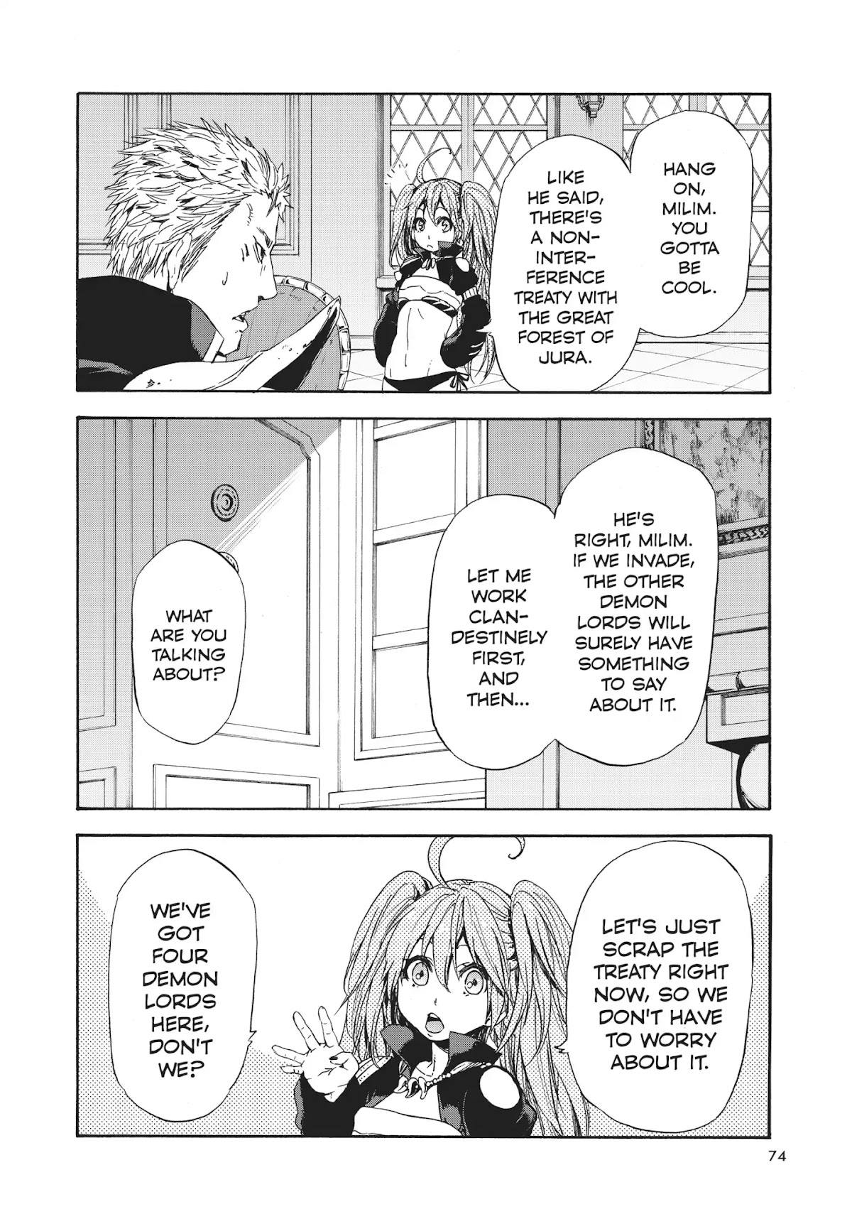 Tensei Shitara Slime Datta Ken Chapter 29 page 14 - Chapter 29: Demon Lord Council