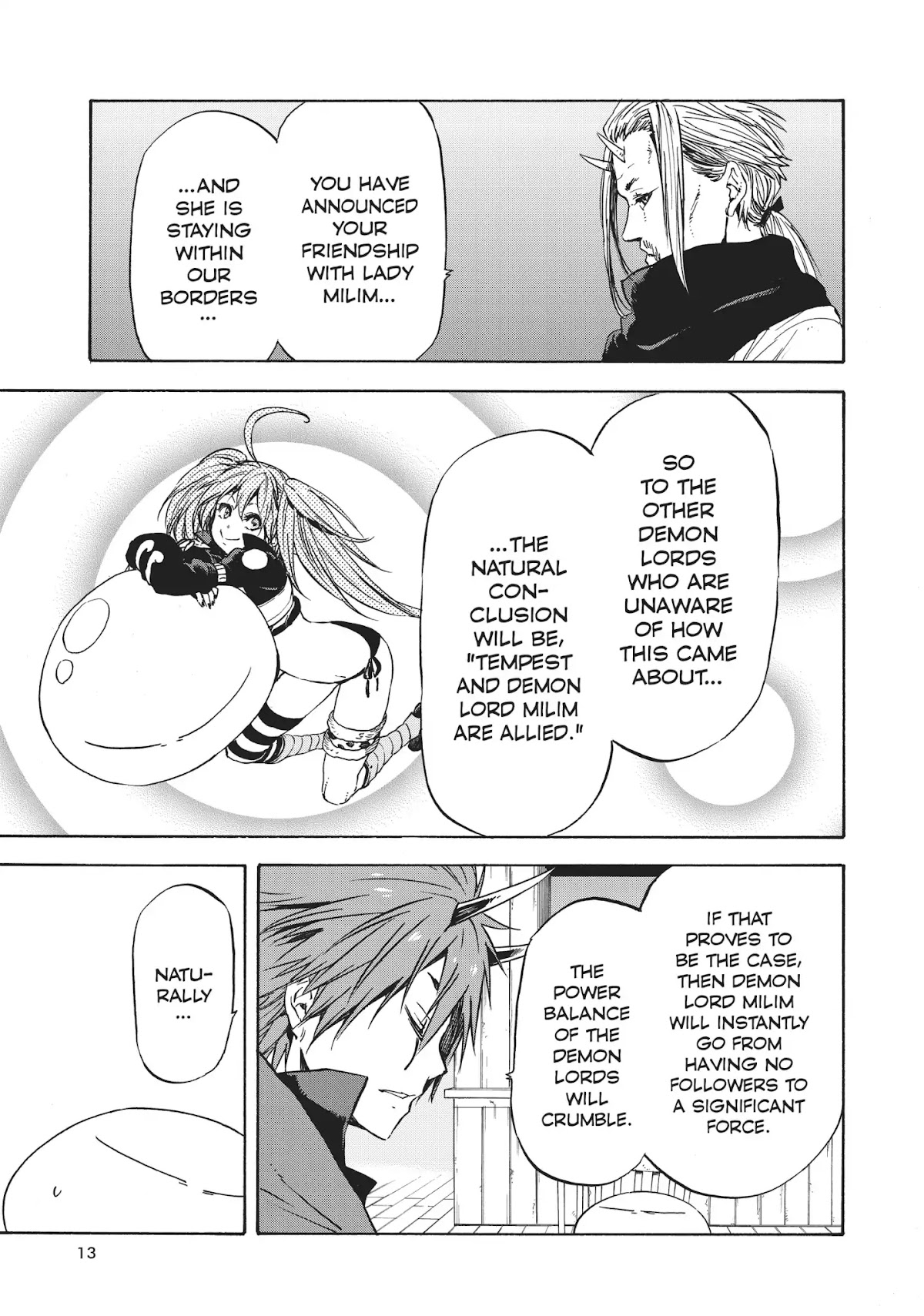 Tensei Shitara Slime Datta Ken Chapter 32 page 13 - Chapter 32: Milim the Whirlwind (Part 2)