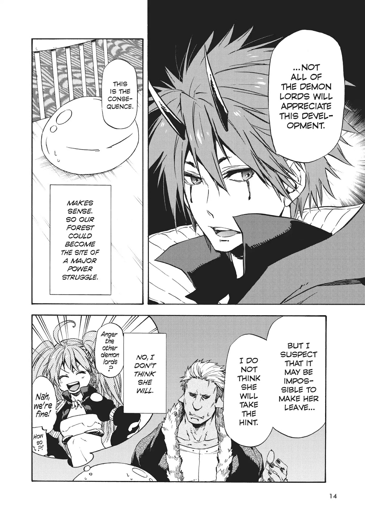 Tensei Shitara Slime Datta Ken Chapter 32 page 14 - Chapter 32: Milim the Whirlwind (Part 2)