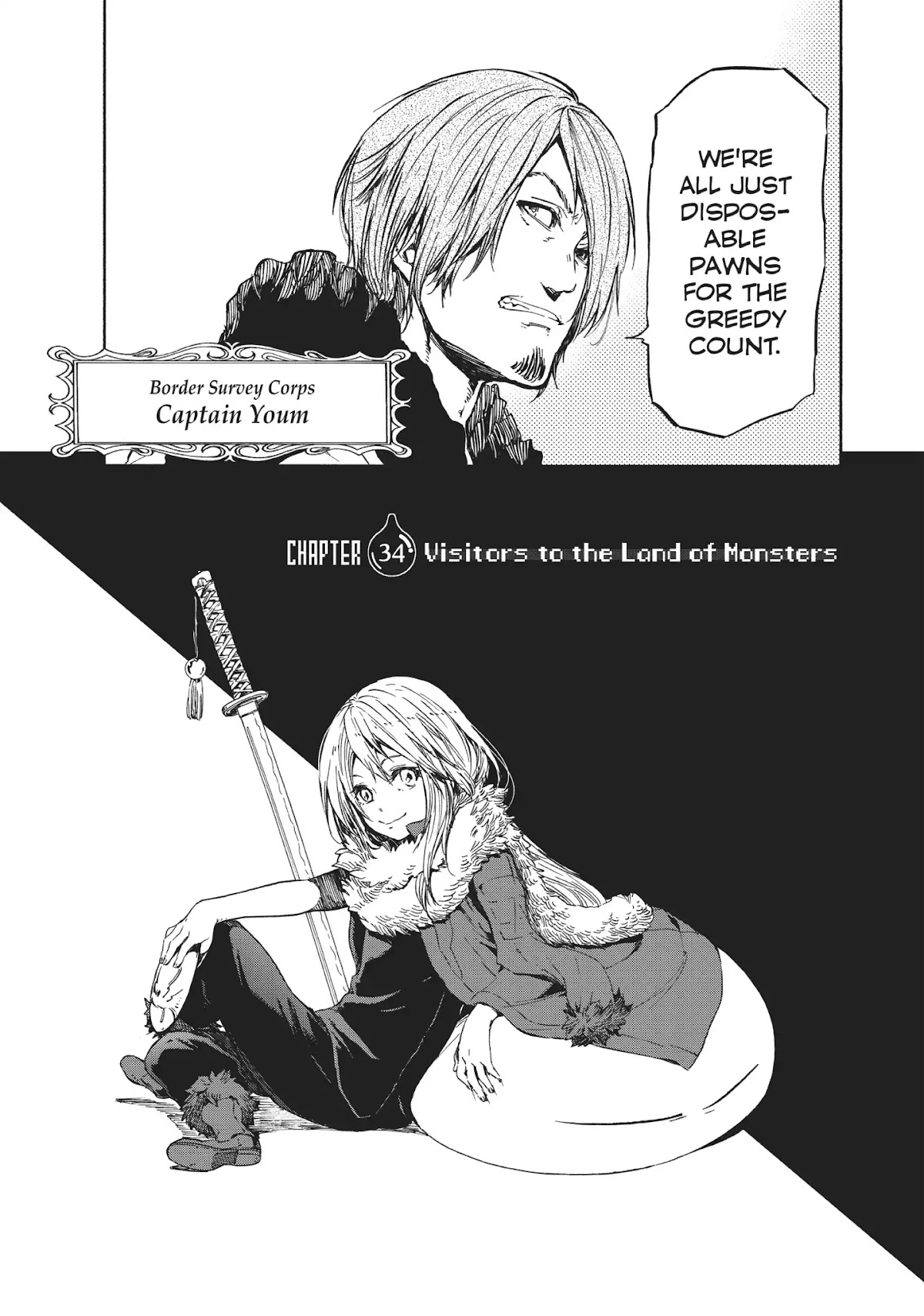 Tensei Shitara Slime Datta Ken Chapter 34 page 3 - Chapter 34: Visitors to the Land of Monsters