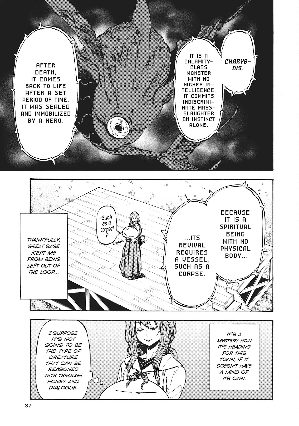 Tensei Shitara Slime Datta Ken Chapter 37 page 3 - Chapter 37: Charybdis
