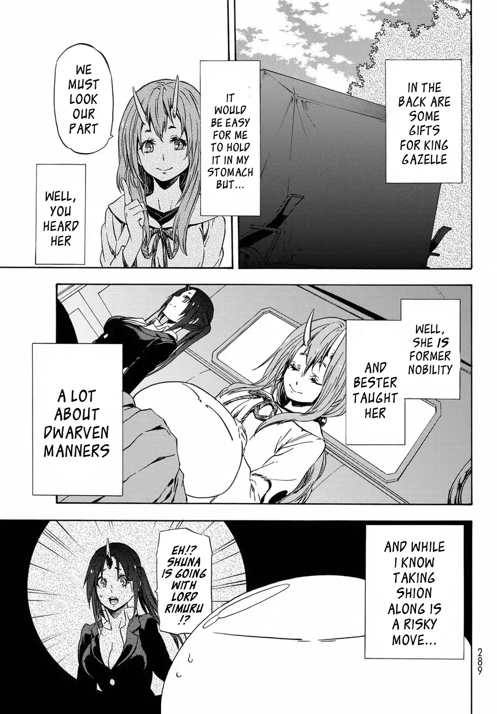 Tensei Shitara Slime Datta Ken Chapter 41 page 14 - Chapter 41: King Gazelle's Invitation (Part 1)