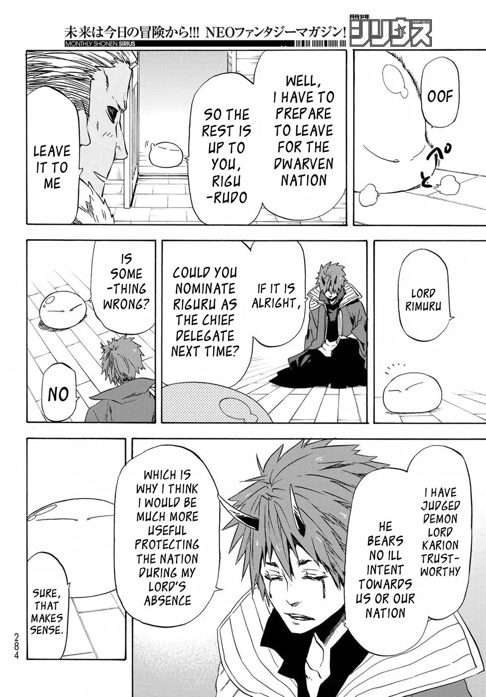 Tensei Shitara Slime Datta Ken Chapter 41 page 9 - Chapter 41: King Gazelle's Invitation (Part 1)