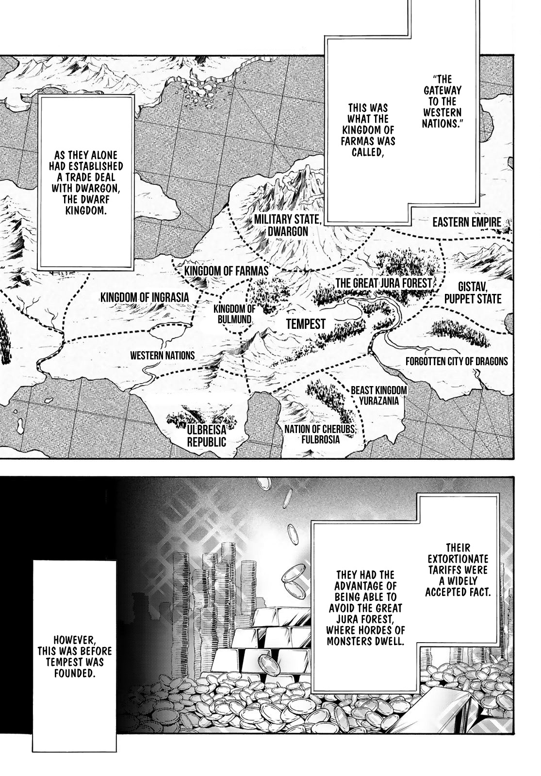 Tensei Shitara Slime Datta Ken Chapter 54 page 1 - Chapter 54: A Prelude to Catastrophe