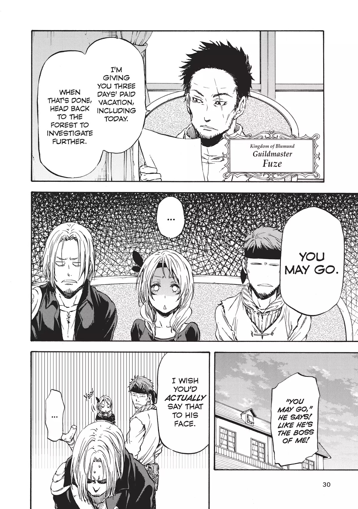 Tensei Shitara Slime Datta Ken Chapter 7 page 30 - Chapter 7: The Hero-King's Judgment