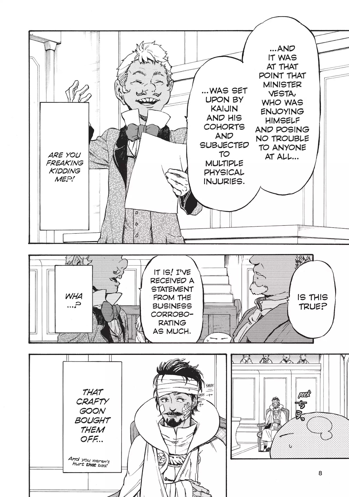 Tensei Shitara Slime Datta Ken Chapter 7 page 8 - Chapter 7: The Hero-King's Judgment