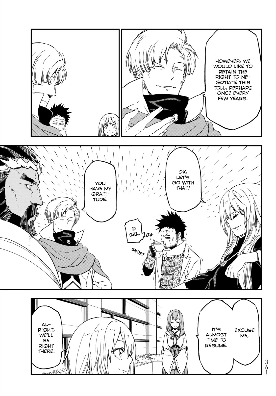 Tensei Shitara Slime Datta Ken Chapter 75 page 13 - Chapter 75: Man-and-Monster Summit 2