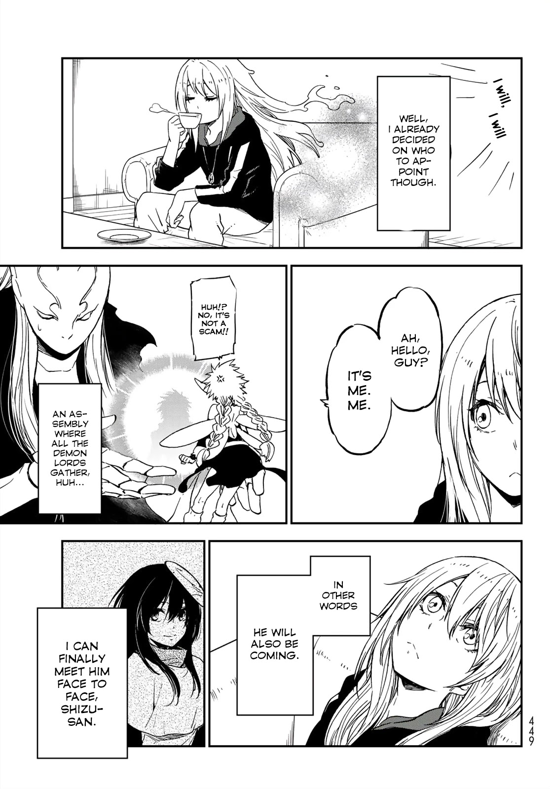 Tensei Shitara Slime Datta Ken Chapter 76 page 11 - Chapter 76: Demon Lords and True Dragons