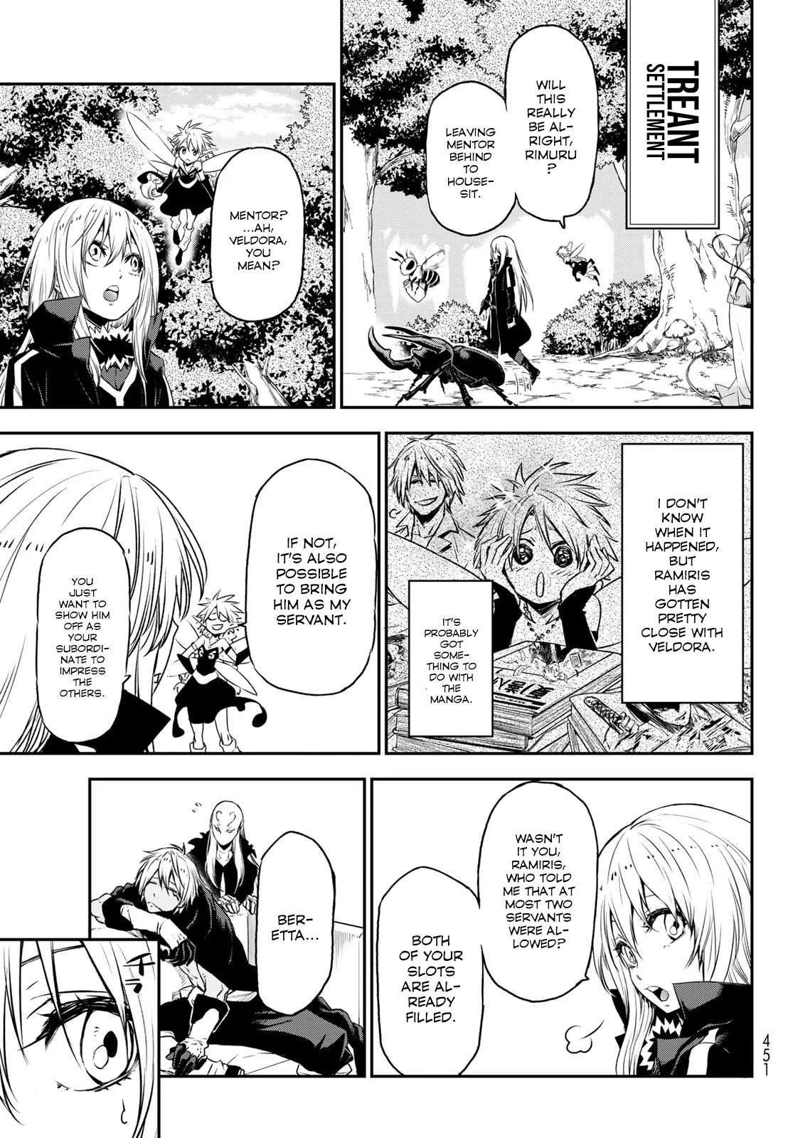 Tensei Shitara Slime Datta Ken Chapter 77 page 5 - Chapter 77: Eve of Battle