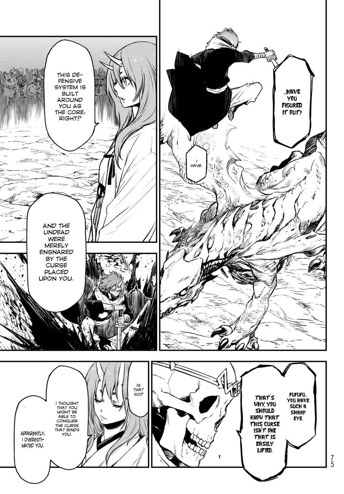 Tensei Shitara Slime Datta Ken Chapter 81 page 52 - Chapter 81: The Wight King
