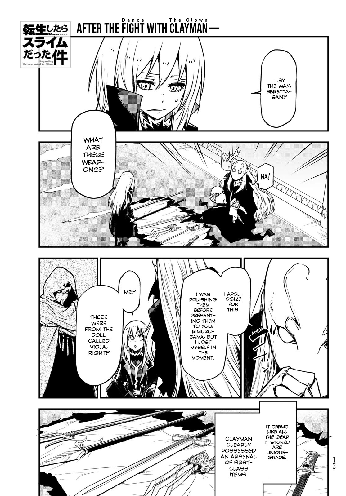 Tensei Shitara Slime Datta Ken Chapter 86 page 1 - Chapter 86: Octagram Demon Lords