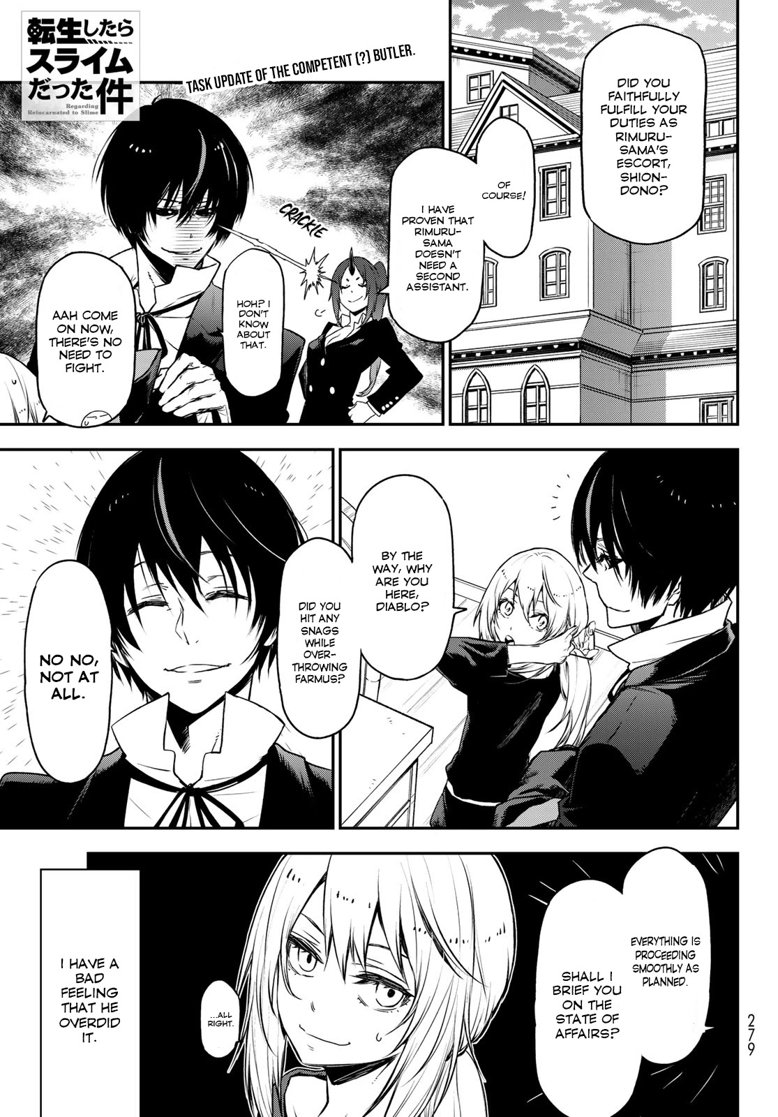 Tensei Shitara Slime Datta Ken Chapter 88 page 1 - Chapter 88: A Demon and a Plot