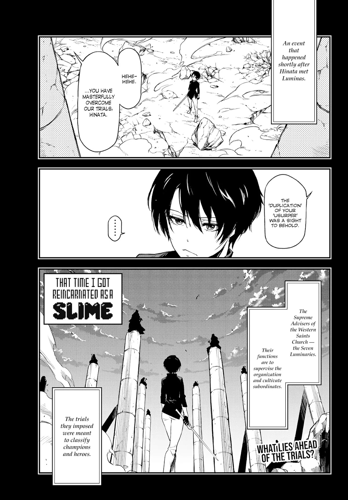 Tensei Shitara Slime Datta Ken Chapter 90 page 1 - Chapter 90: The Saint's Motive