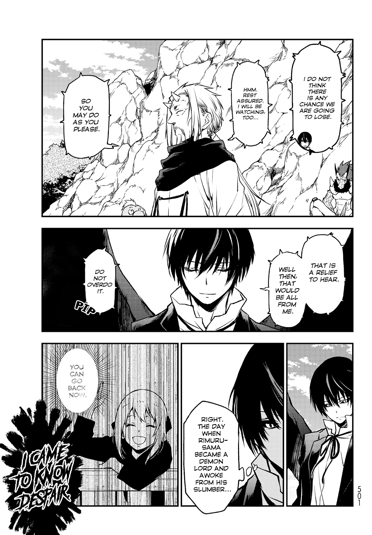 Tensei Shitara Slime Datta Ken Chapter 94 page 11 - Chapter 94: The Old Demon's Smile