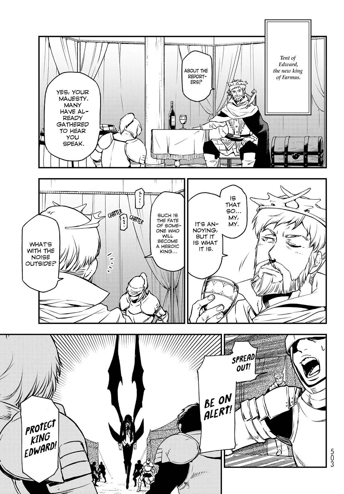 Tensei Shitara Slime Datta Ken Chapter 94 page 13 - Chapter 94: The Old Demon's Smile