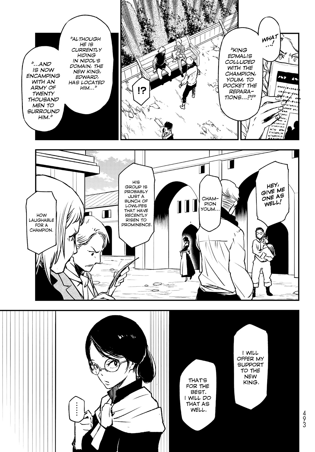 Tensei Shitara Slime Datta Ken Chapter 94 page 3 - Chapter 94: The Old Demon's Smile
