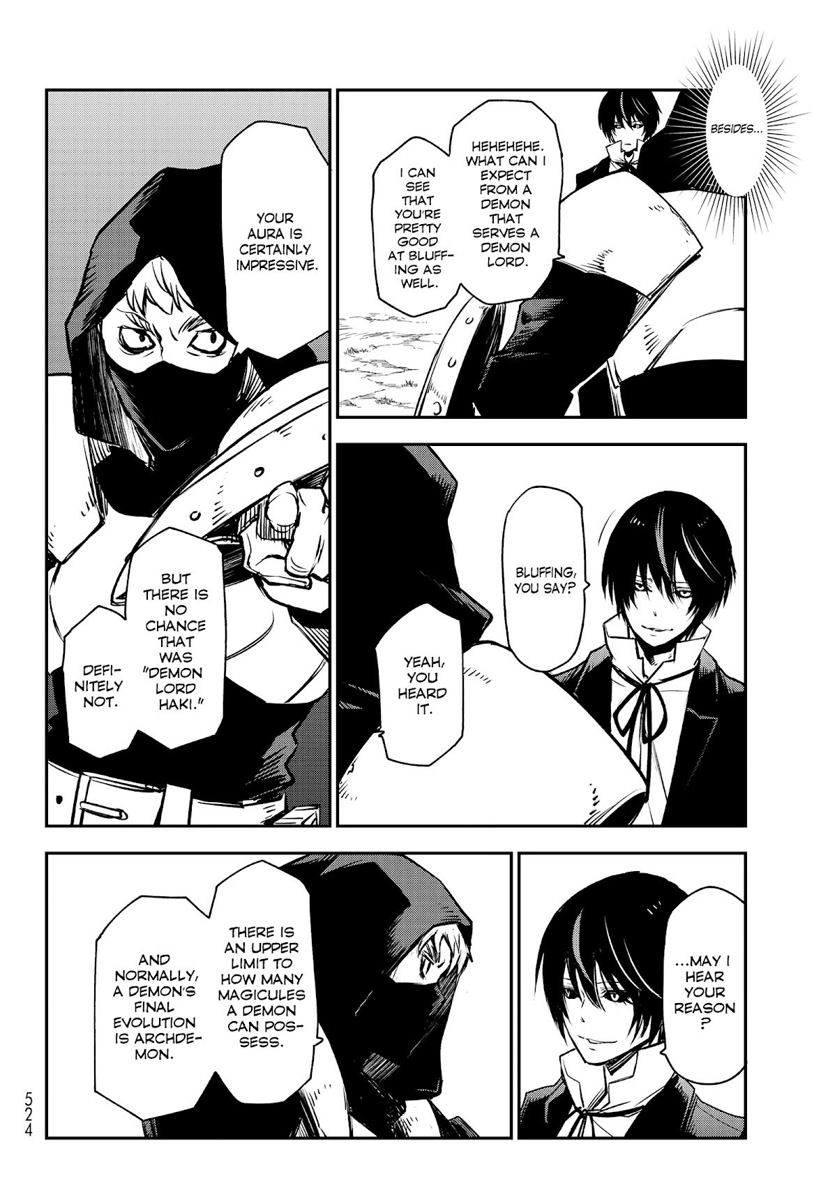 Tensei Shitara Slime Datta Ken Chapter 94 page 34 - Chapter 94: The Old Demon's Smile