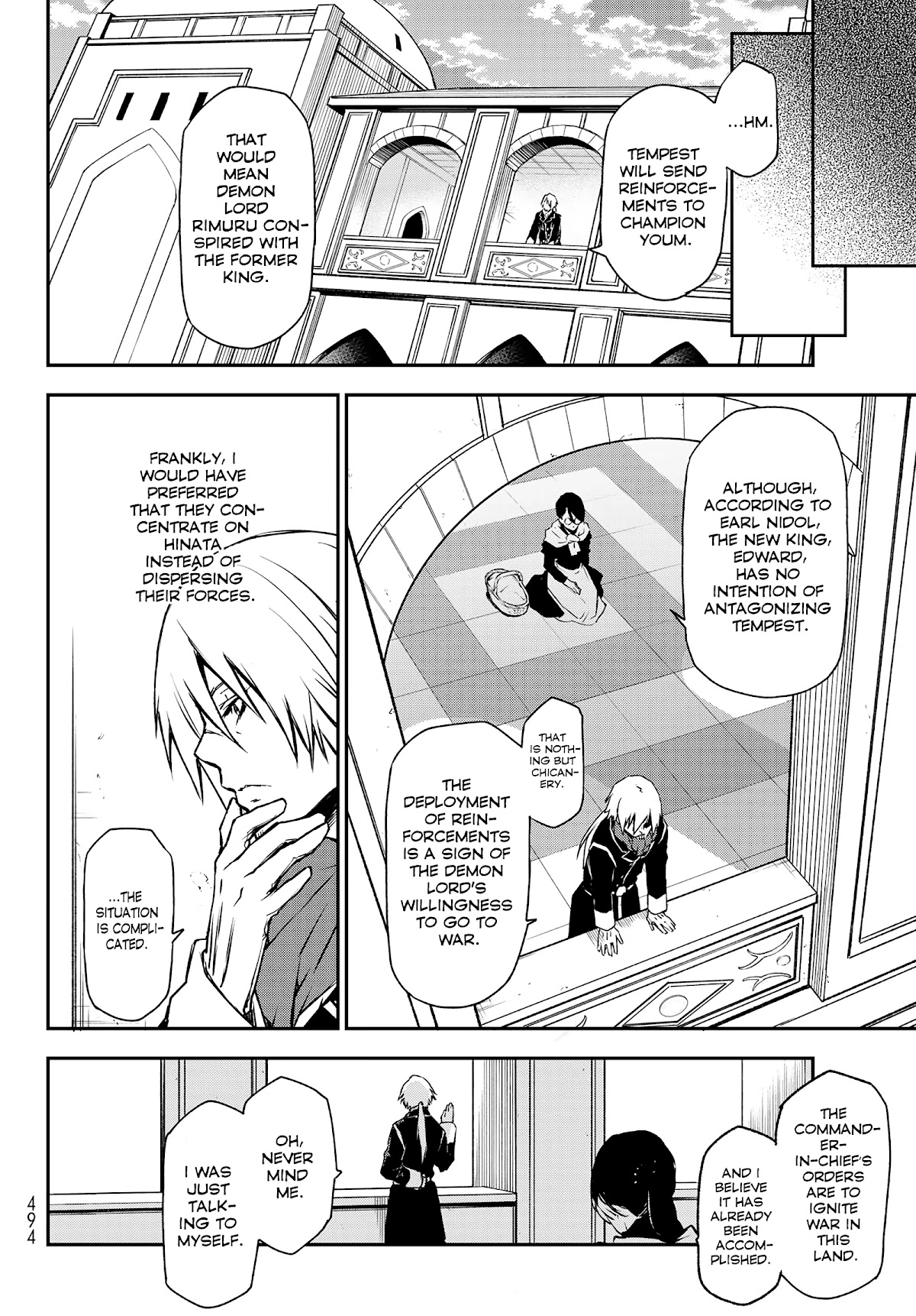 Tensei Shitara Slime Datta Ken Chapter 94 page 4 - Chapter 94: The Old Demon's Smile