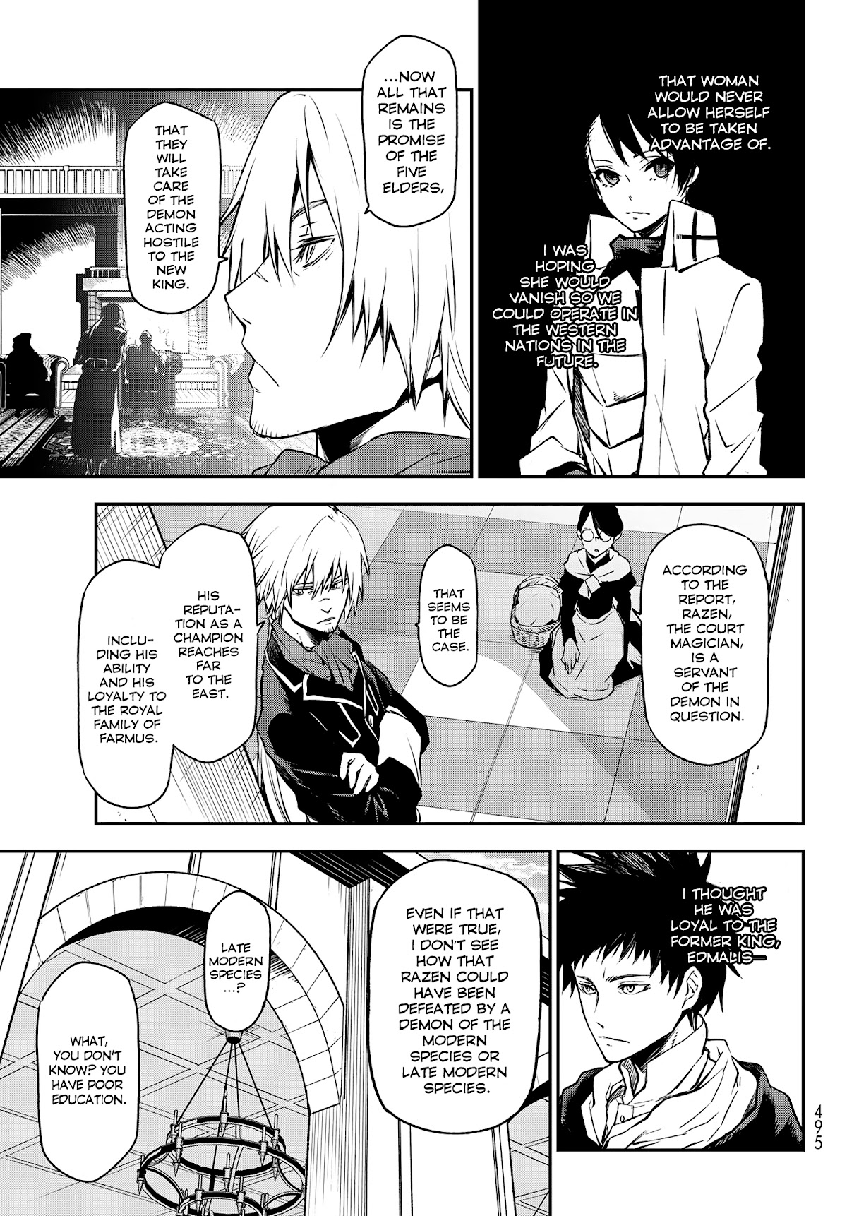 Tensei Shitara Slime Datta Ken Chapter 94 page 5 - Chapter 94: The Old Demon's Smile