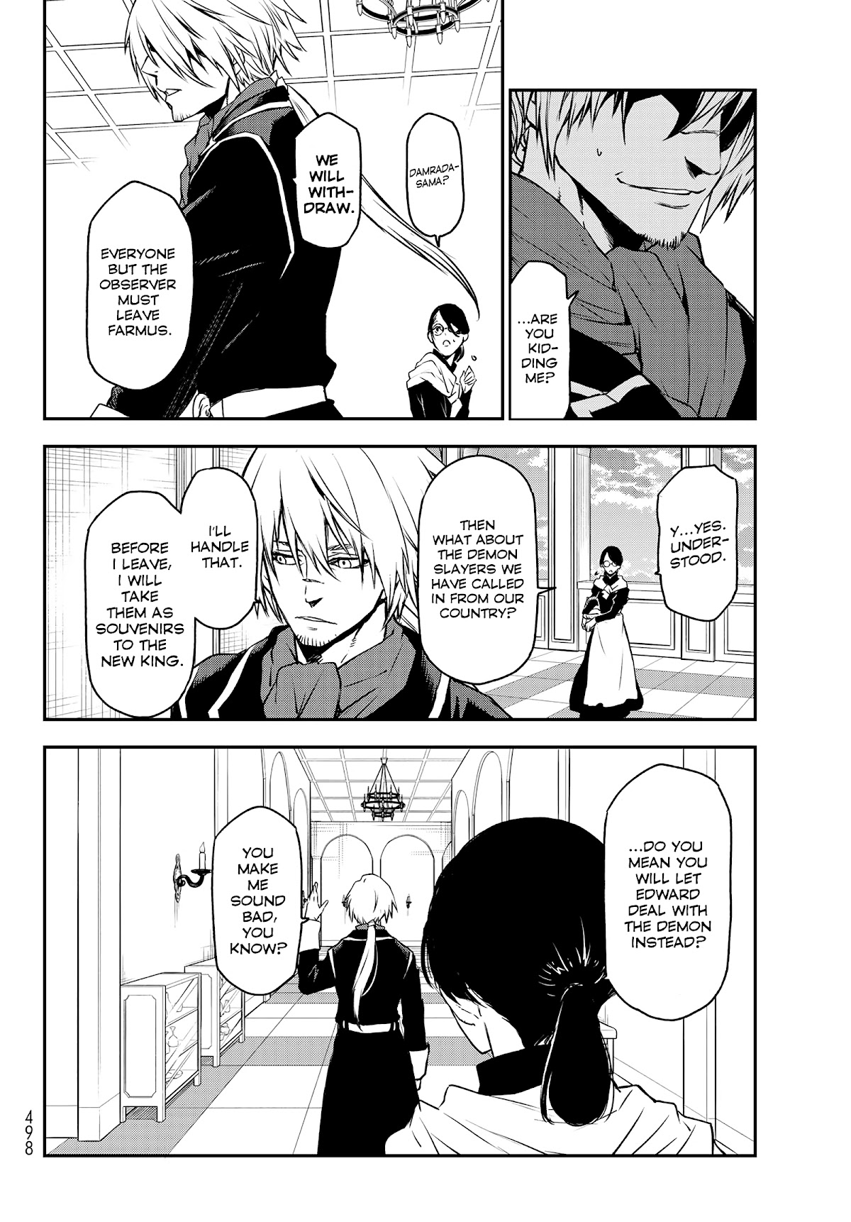 Tensei Shitara Slime Datta Ken Chapter 94 page 8 - Chapter 94: The Old Demon's Smile