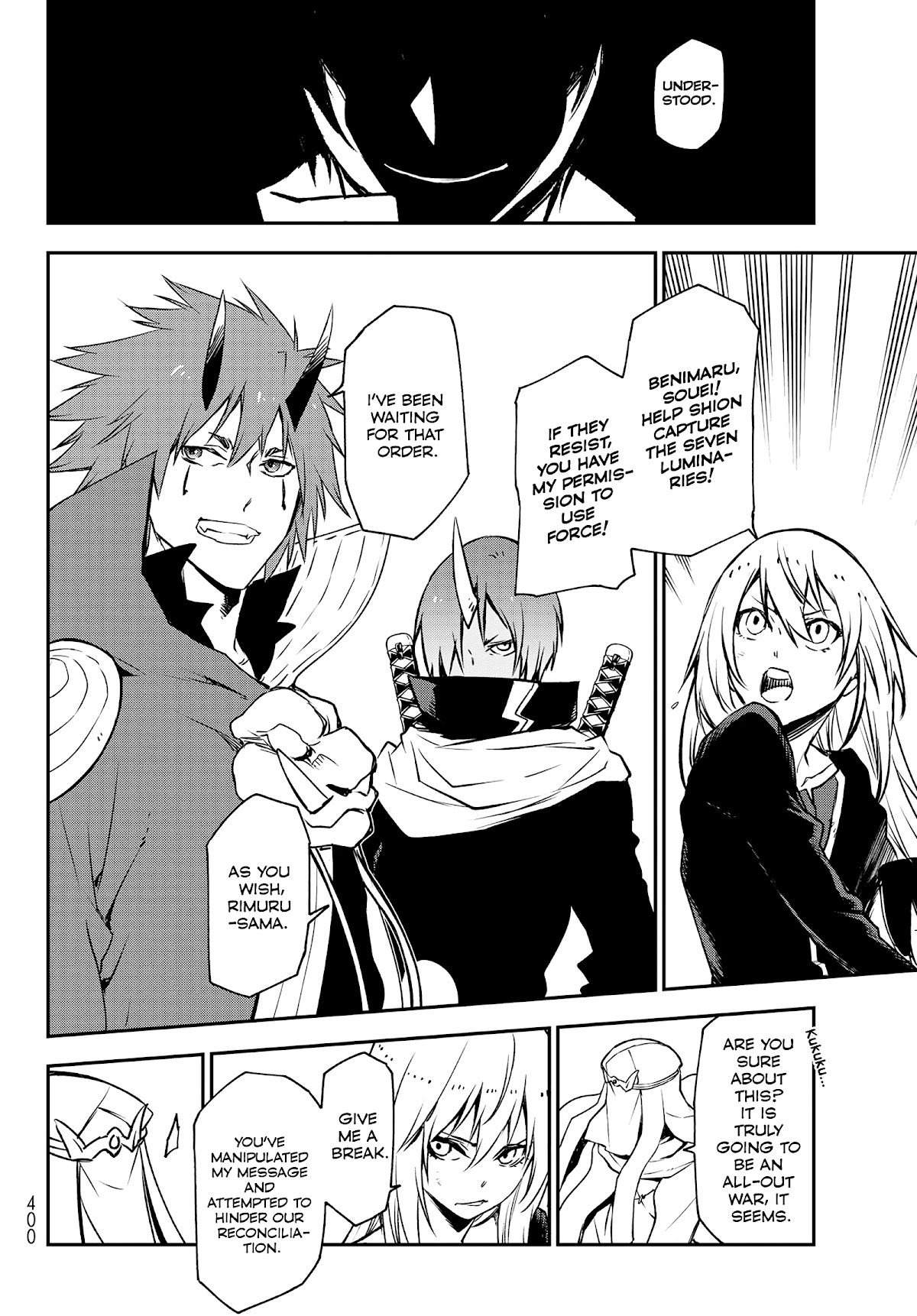 Tensei Shitara Slime Datta Ken Chapter 96 page 12 - Chapter 96: God And Demon Lord