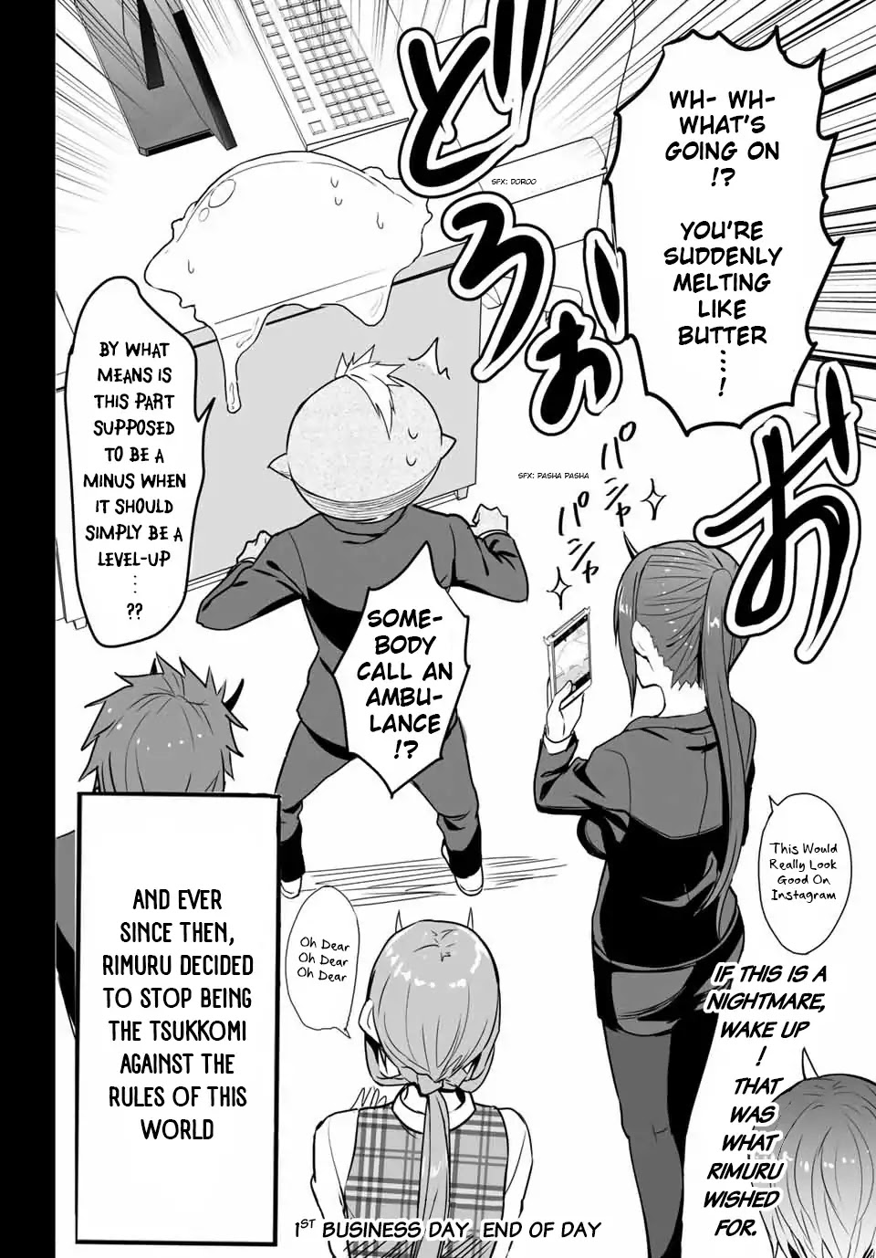 Tensei Shite mo Shachiku Datta Ken Chapter 1 page 14 - Chapter 1: Rimuru and the Strange Rooftop