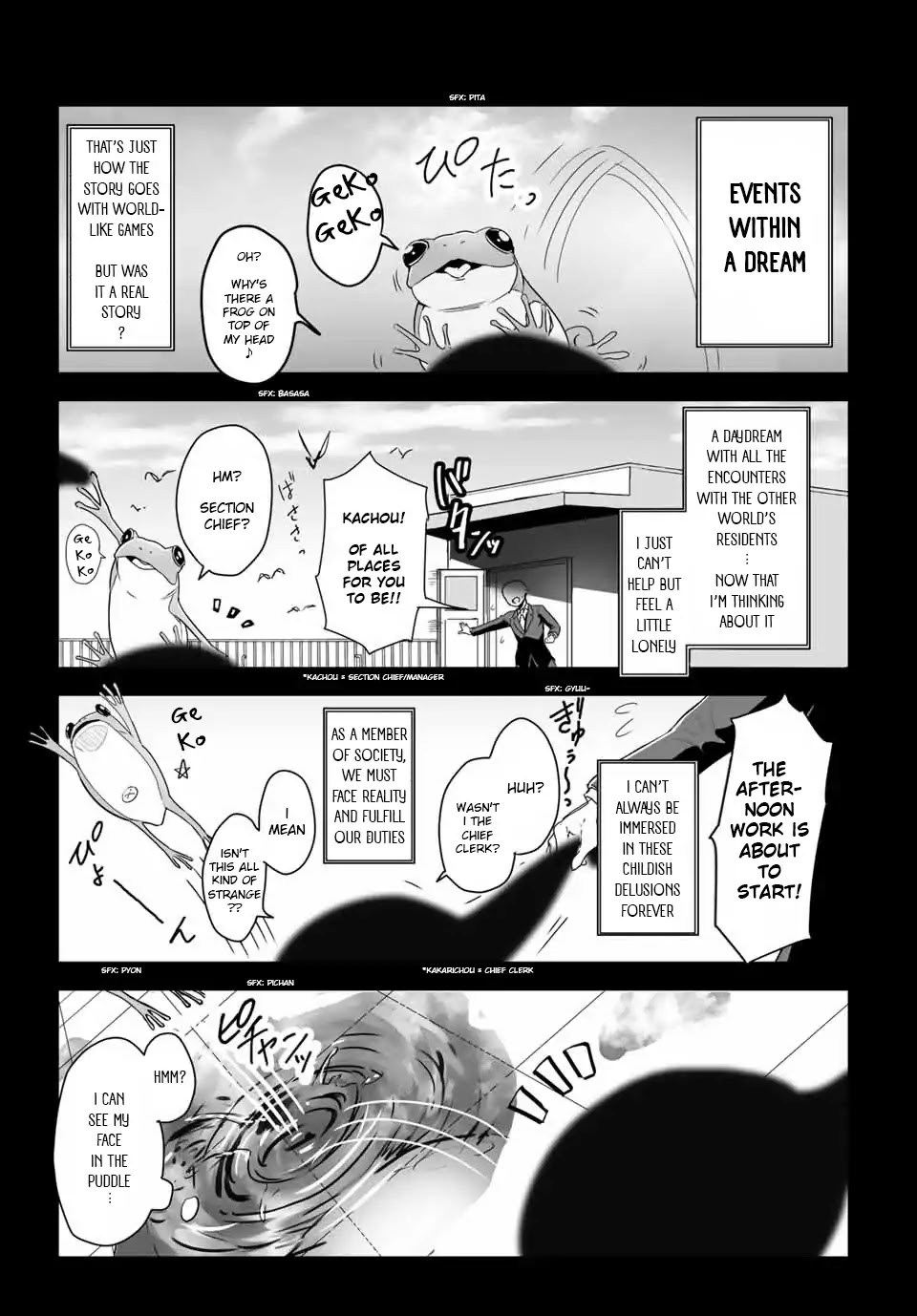 Tensei Shite mo Shachiku Datta Ken Chapter 1 page 2 - Chapter 1: Rimuru and the Strange Rooftop