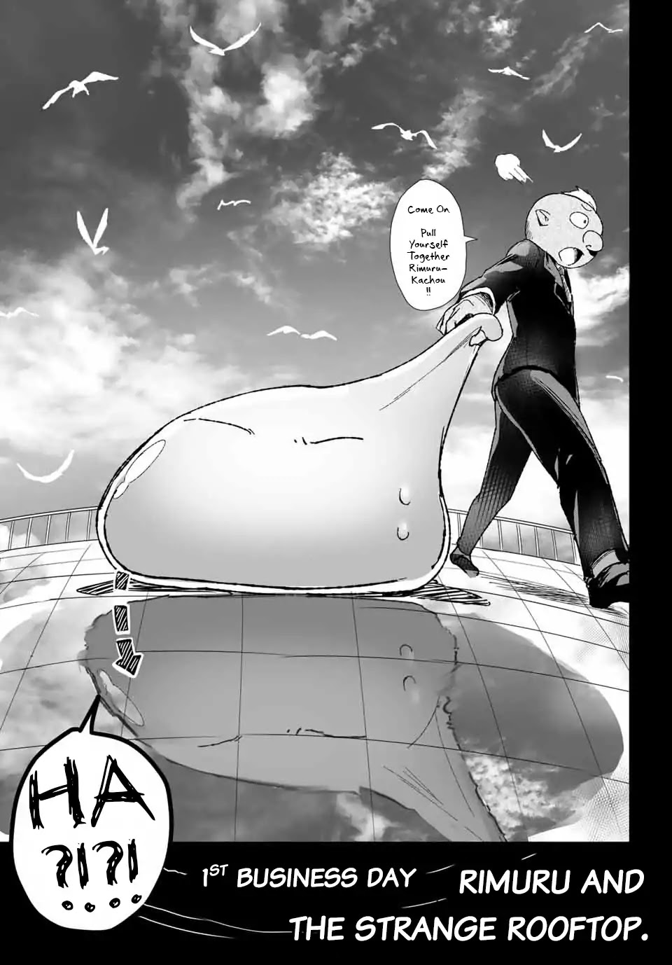 Tensei Shite mo Shachiku Datta Ken Chapter 1 page 3 - Chapter 1: Rimuru and the Strange Rooftop