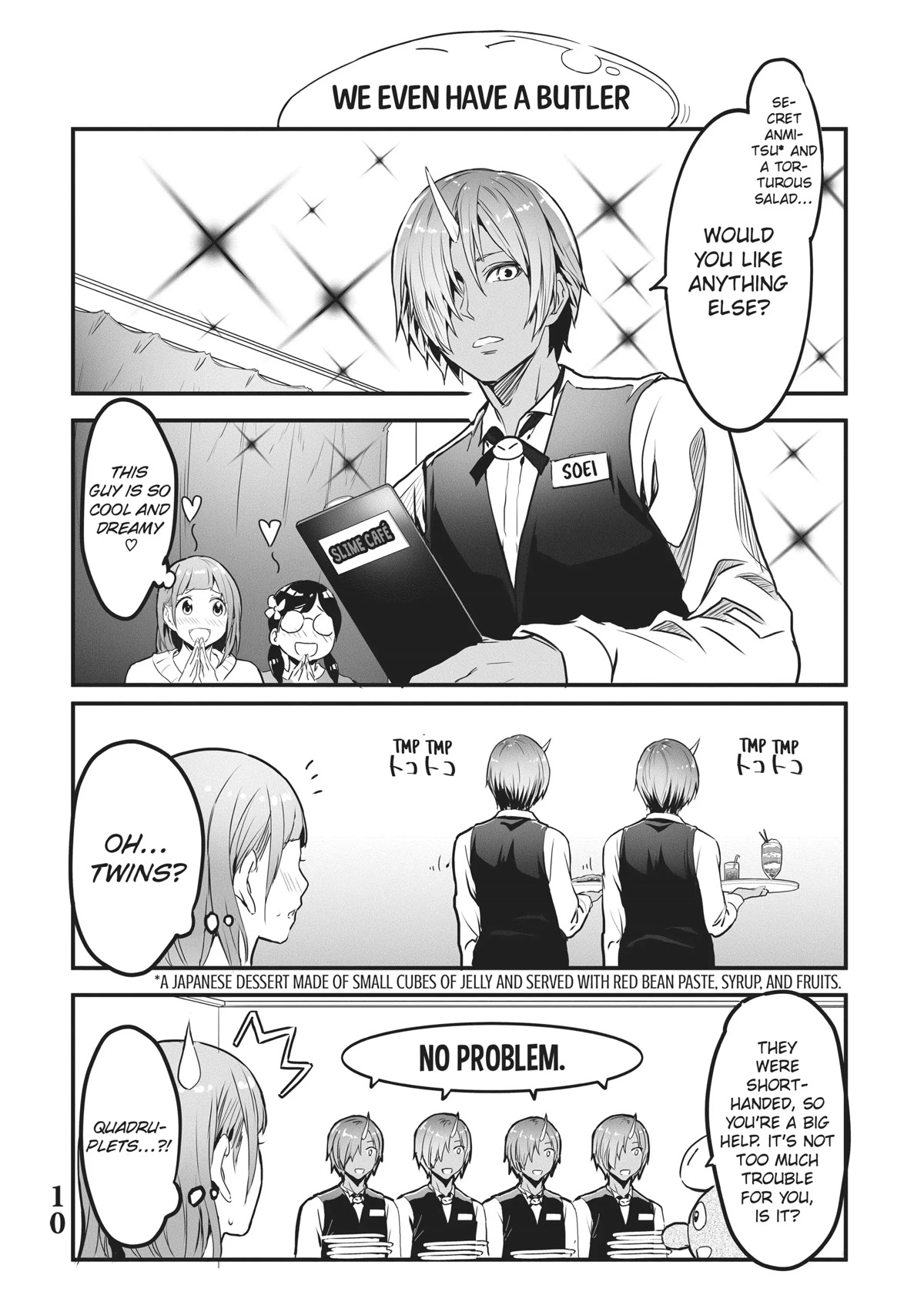 Tensei Shite mo Shachiku Datta Ken Chapter 10 page 11 - Chapter 10: Rimuru and His Cheerful Coworker's At a Slime Cafe