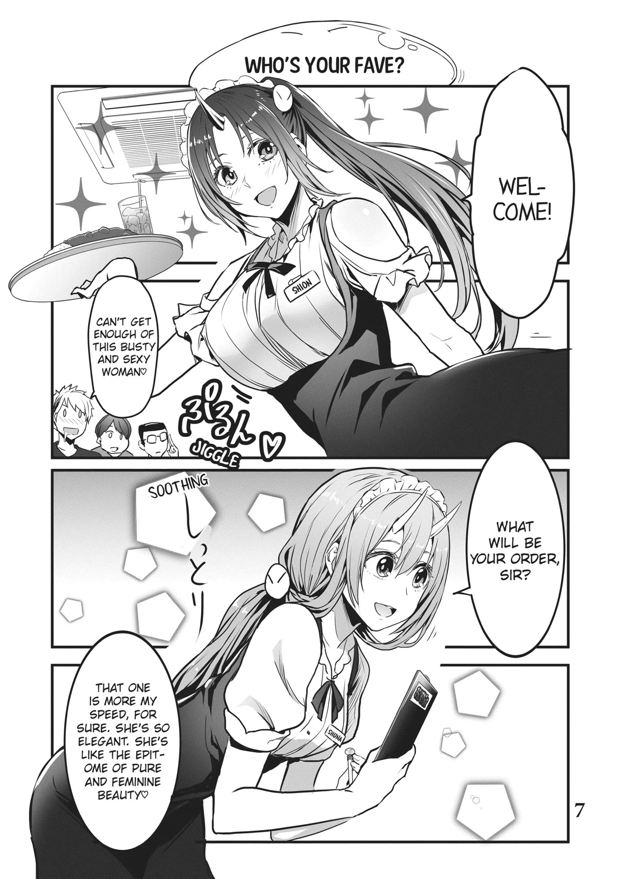 Tensei Shite mo Shachiku Datta Ken Chapter 10 page 8 - Chapter 10: Rimuru and His Cheerful Coworker's At a Slime Cafe