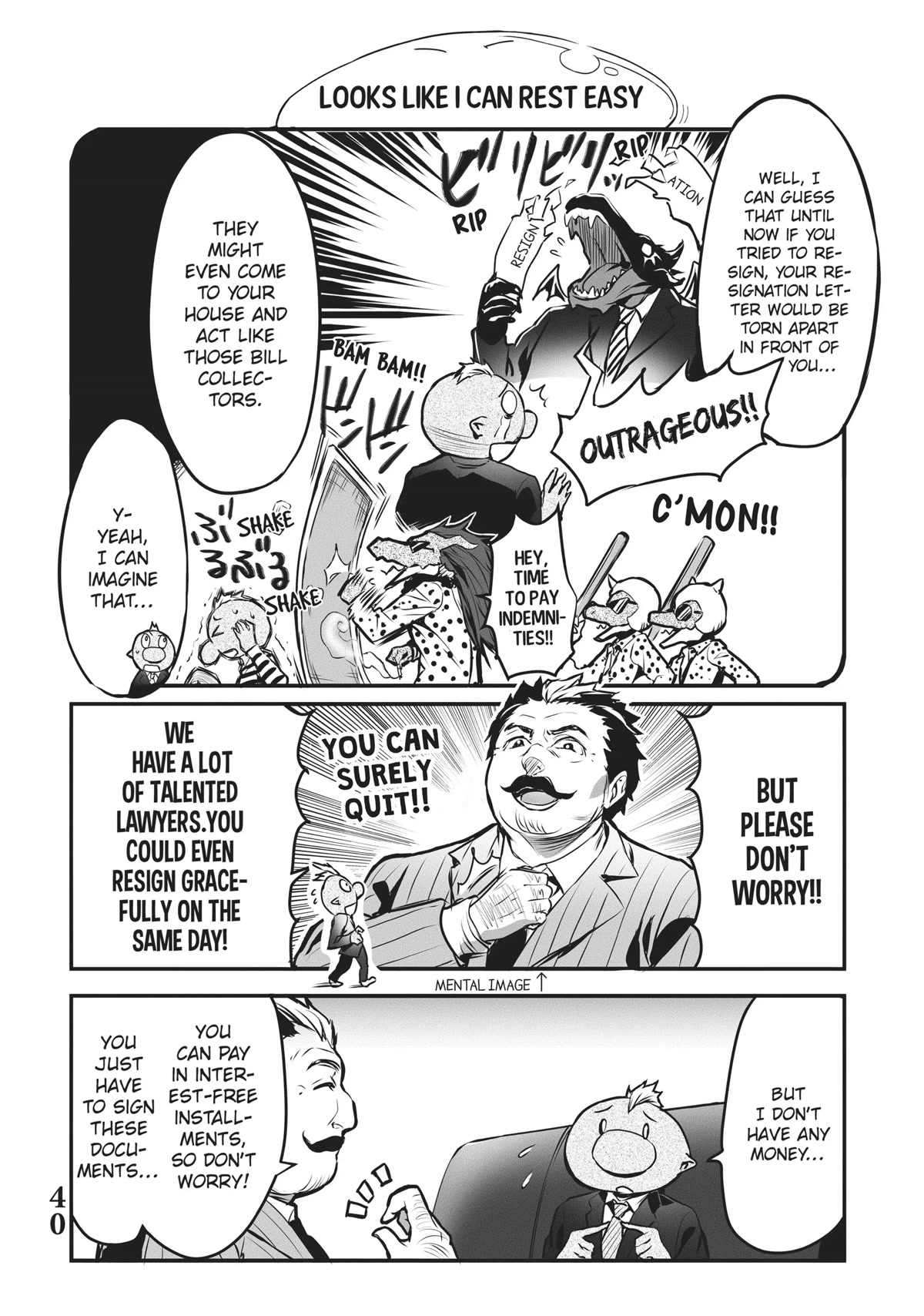 Tensei Shite mo Shachiku Datta Ken Chapter 12 page 4 - Chapter 12: Gobta Wants To Stop Being a Workaholic