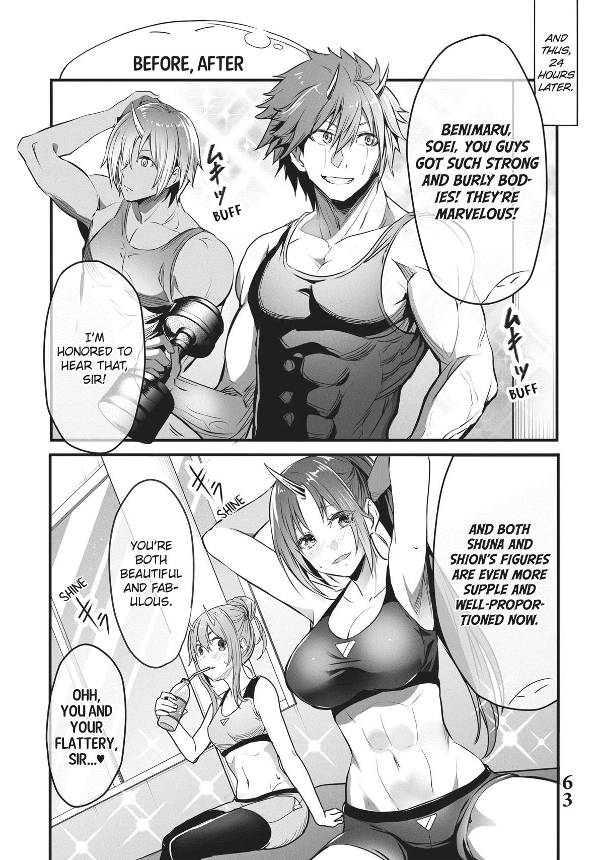 Tensei Shite mo Shachiku Datta Ken Chapter 13 page 13 - Chapter 13: Rimuru and His Cheerful Coworker's Doing Fitness