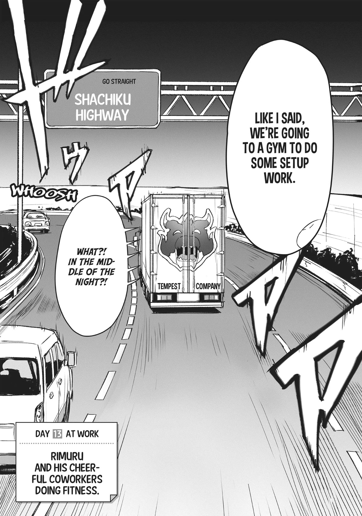 Tensei Shite mo Shachiku Datta Ken Chapter 13 page 3 - Chapter 13: Rimuru and His Cheerful Coworker's Doing Fitness