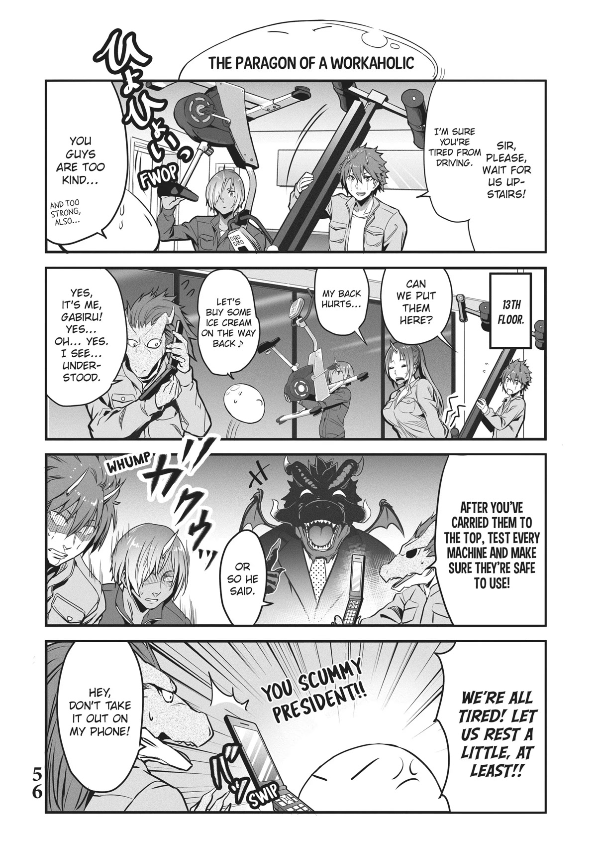 Tensei Shite mo Shachiku Datta Ken Chapter 13 page 6 - Chapter 13: Rimuru and His Cheerful Coworker's Doing Fitness