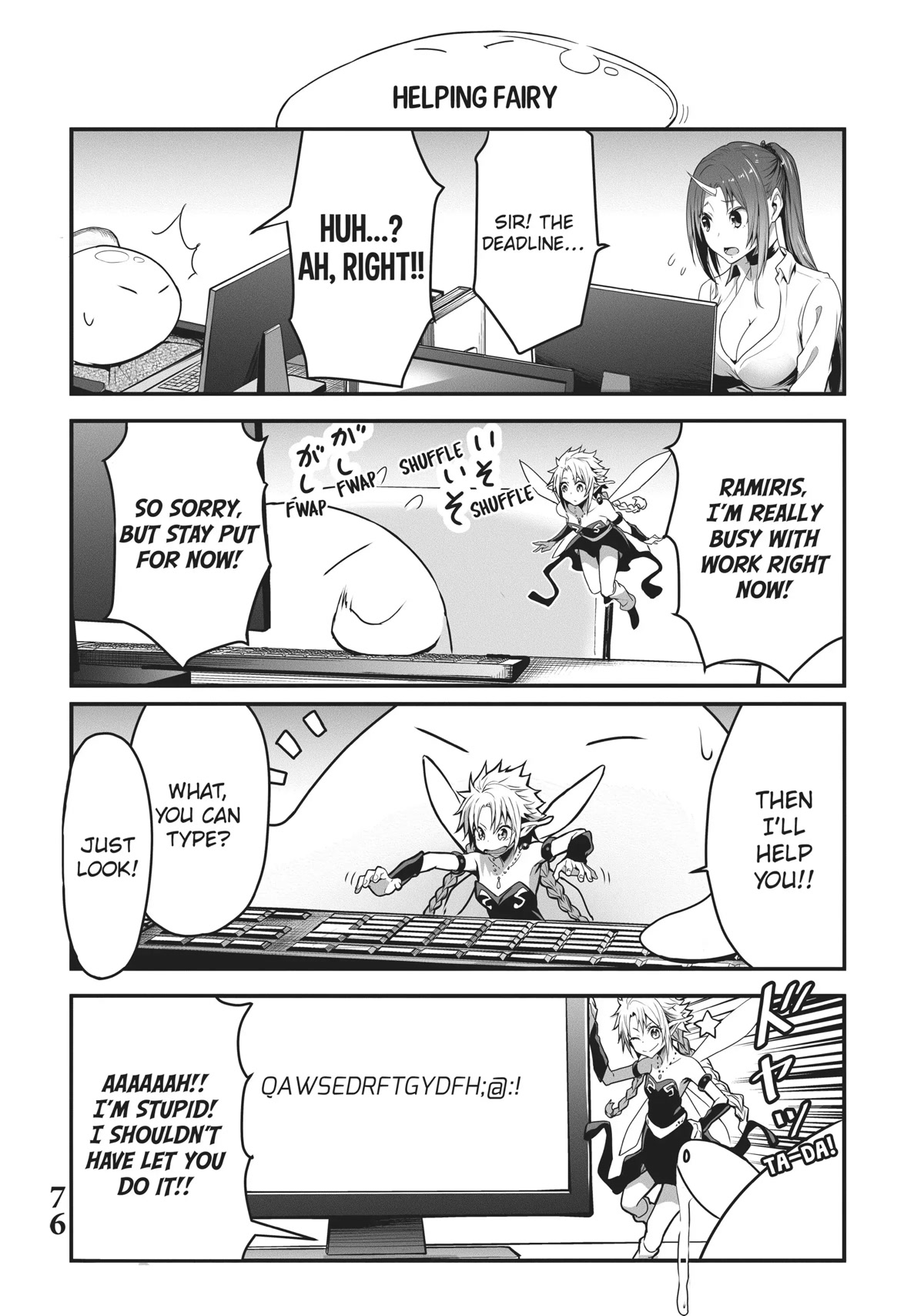 Tensei Shite mo Shachiku Datta Ken Chapter 14 page 10 - Chapter 14: Rimuru and His Cheerful Coworker's, And the Fairy