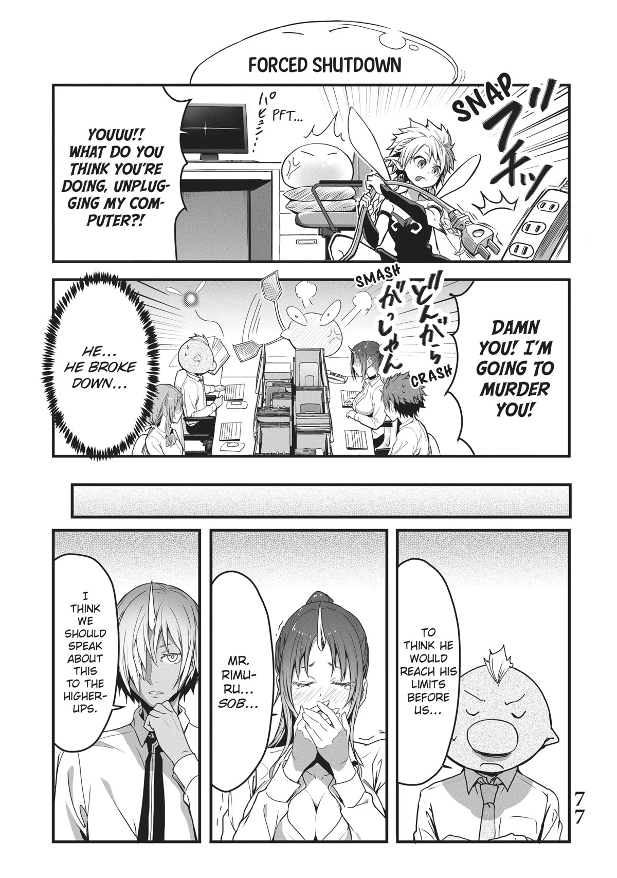 Tensei Shite mo Shachiku Datta Ken Chapter 14 page 11 - Chapter 14: Rimuru and His Cheerful Coworker's, And the Fairy