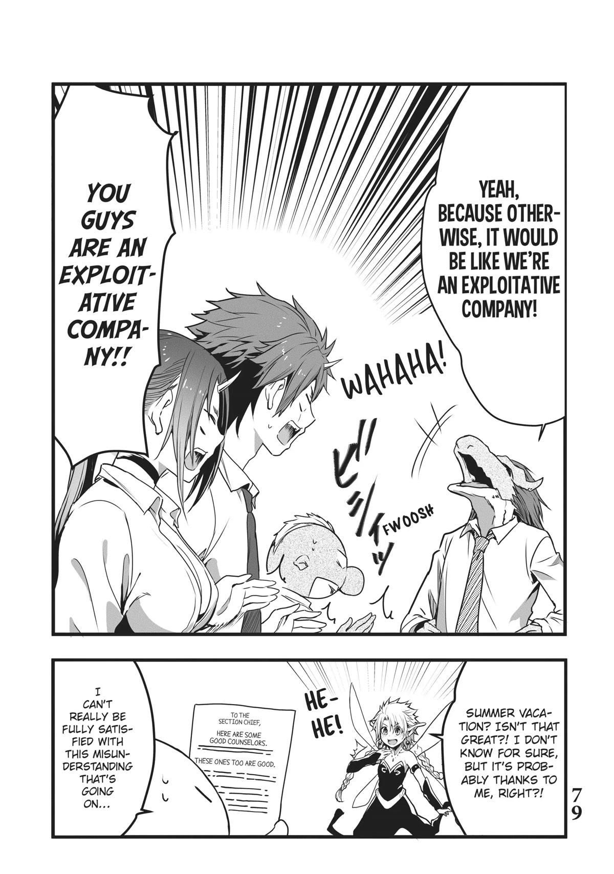 Tensei Shite mo Shachiku Datta Ken Chapter 14 page 13 - Chapter 14: Rimuru and His Cheerful Coworker's, And the Fairy
