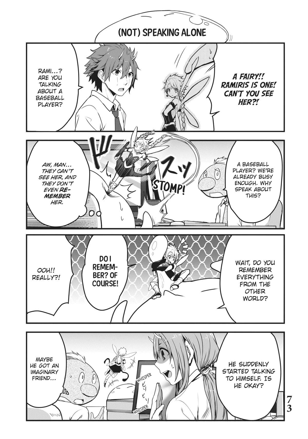 Tensei Shite mo Shachiku Datta Ken Chapter 14 page 7 - Chapter 14: Rimuru and His Cheerful Coworker's, And the Fairy