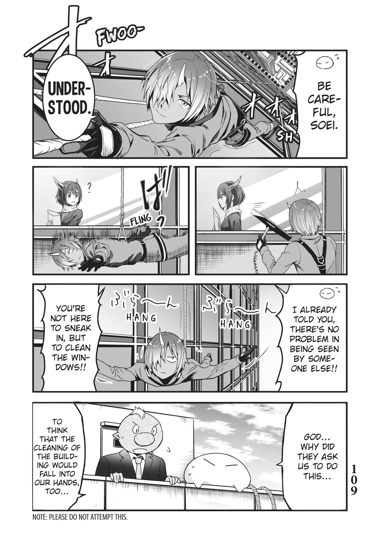 Tensei Shite mo Shachiku Datta Ken Chapter 17 page 1 - Chapter 17: Rimuru and His Cheerful Coworker's Cleaning Up