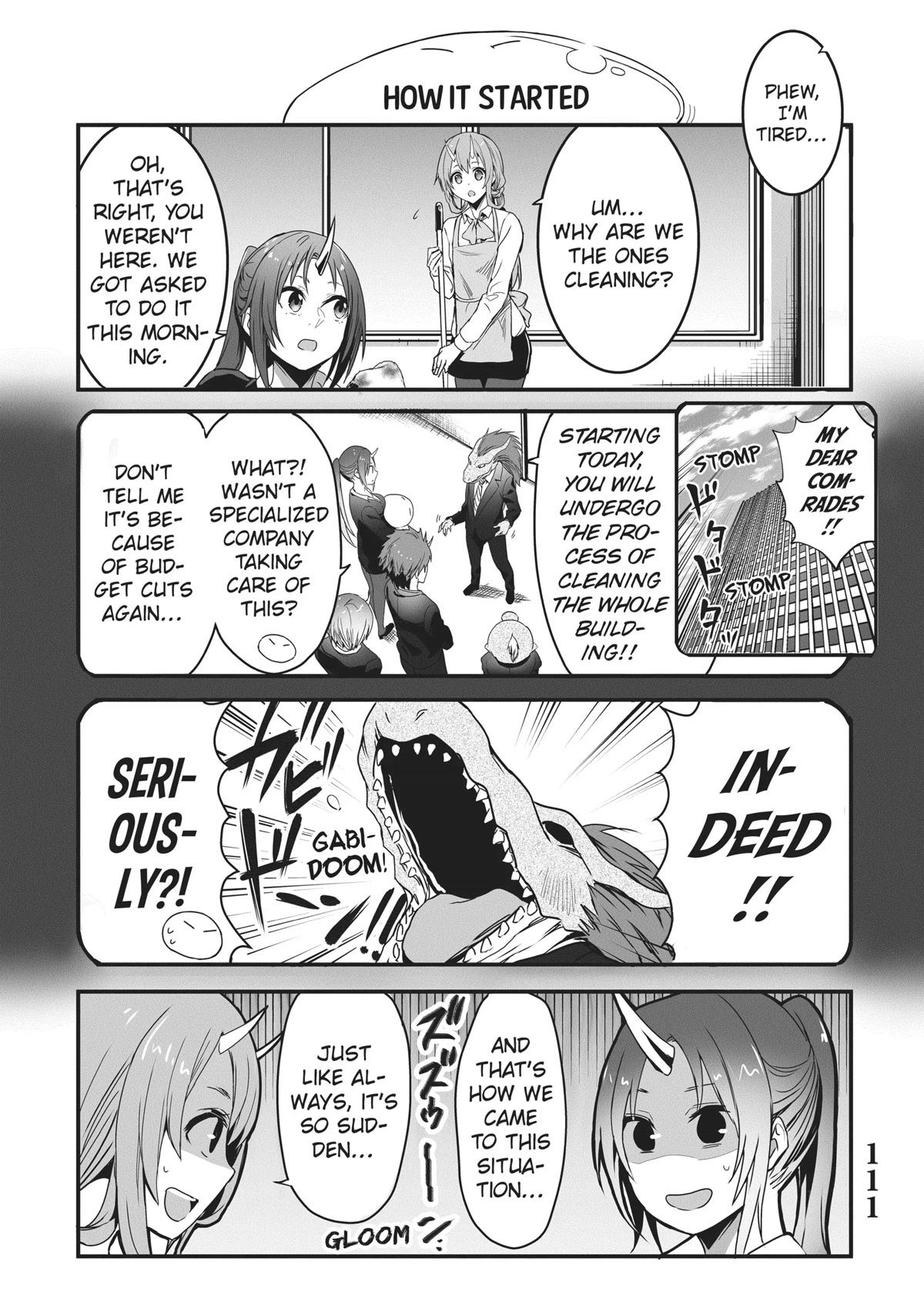 Tensei Shite mo Shachiku Datta Ken Chapter 17 page 3 - Chapter 17: Rimuru and His Cheerful Coworker's Cleaning Up